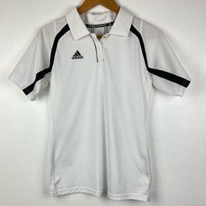 Adidas teal performance Clima cool polo shirt